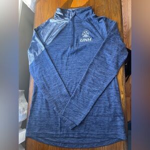 UNH Blue Quarter-Zip Pullover